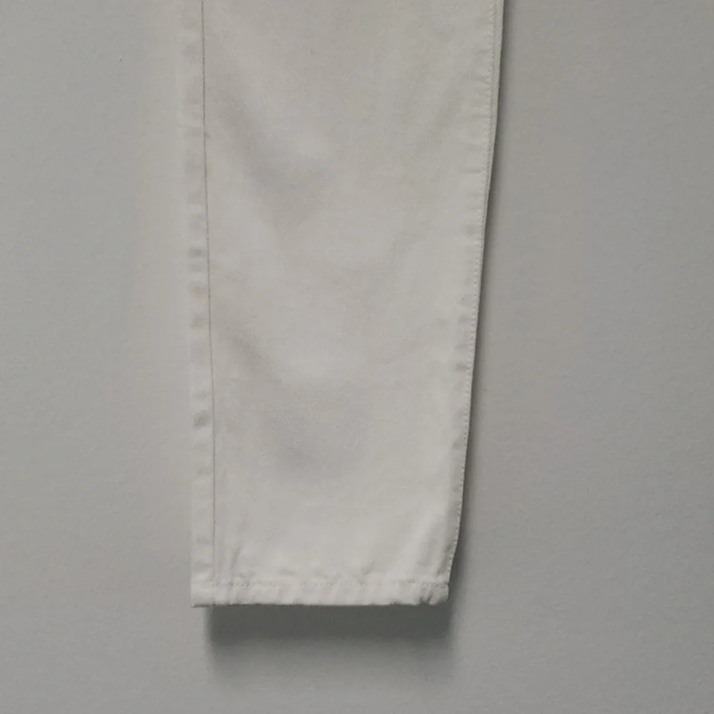 Sezane 1967 ecru denim high rise straight leg pants - Picture 11 of 16